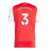 Arsenal Cristhian Mosquera #3 Hjemmedrakt 2025-26 Kortermet